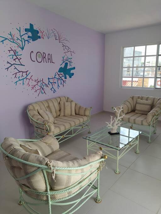Coral Apartment Cancun Bagian luar foto