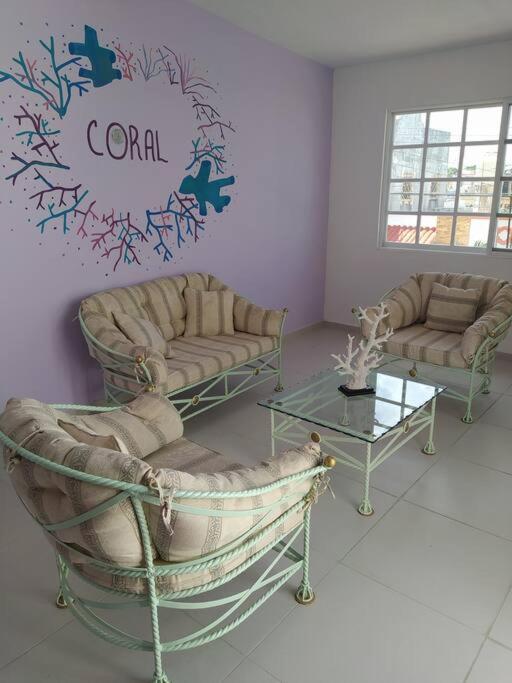 Coral Apartment Cancun Bagian luar foto